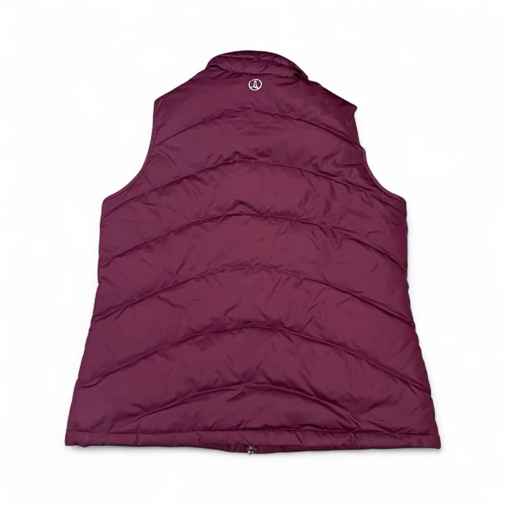 Women's LAND’S END Plum Puffer Vest - Picture 4 of 6